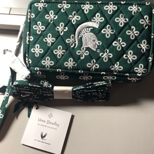 SOLD! Vera Bradley MSU Crossbody Bag